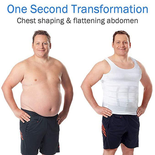 Men's Slimming Body Shaper Vest Shirt【2PC/Pack】