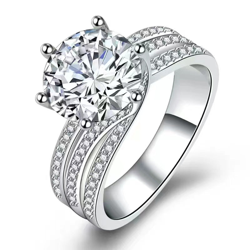 3 Carat Super Sparkling Diamond Ring