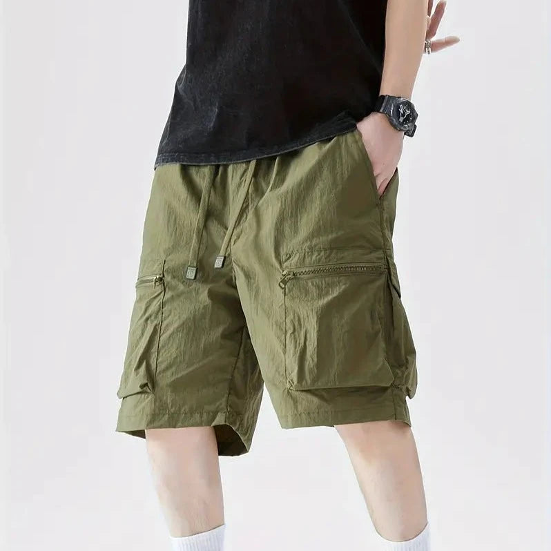 Outdoor Loose-Fit Cargo Shorts