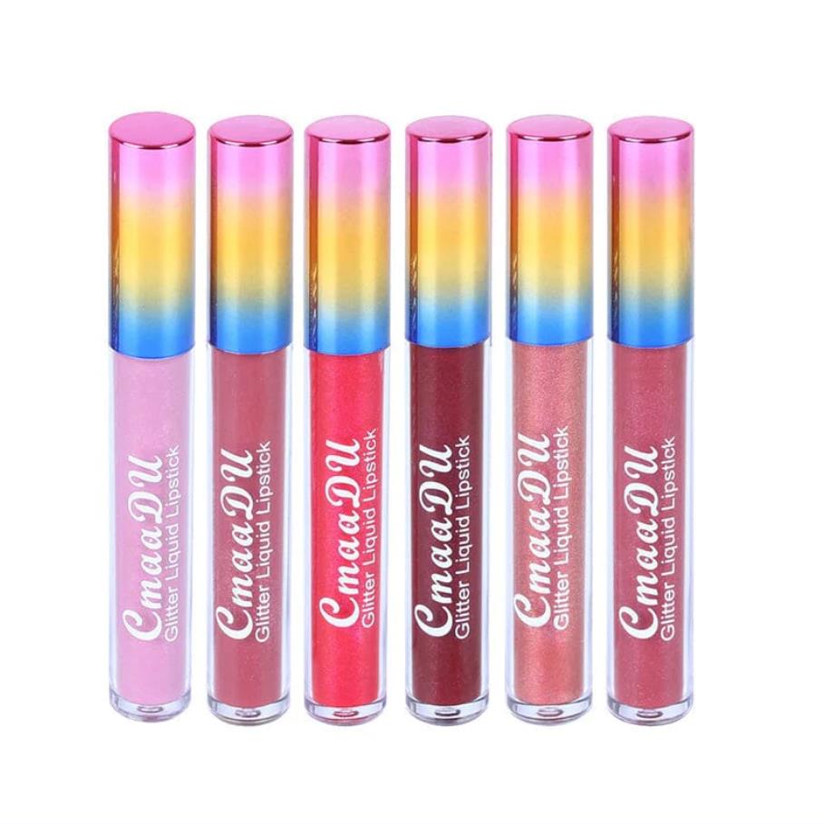 Glitter Lip Gloss【4 colors/Pack】