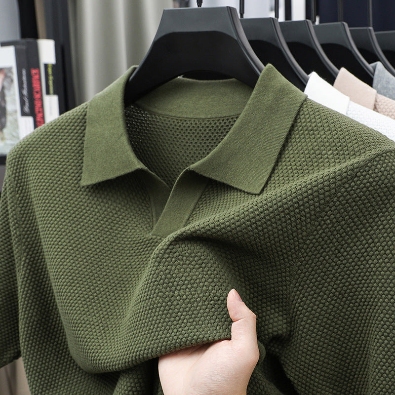 Men's Knitted Polo Shirts
