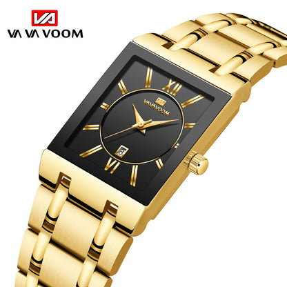 Men's Square Quartz Watch