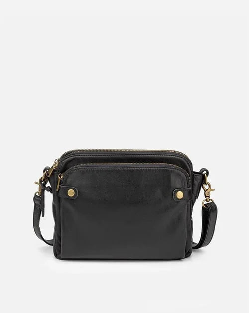 Three-Layer Crossbody Shoulder & Clutch Bag