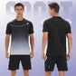 Men’s Loose-Fit Quick-Drying Athletic T-Shirt & Shorts Tracksuit