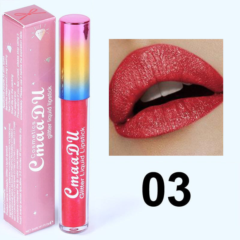 Glitter Lip Gloss【4 colors/Pack】