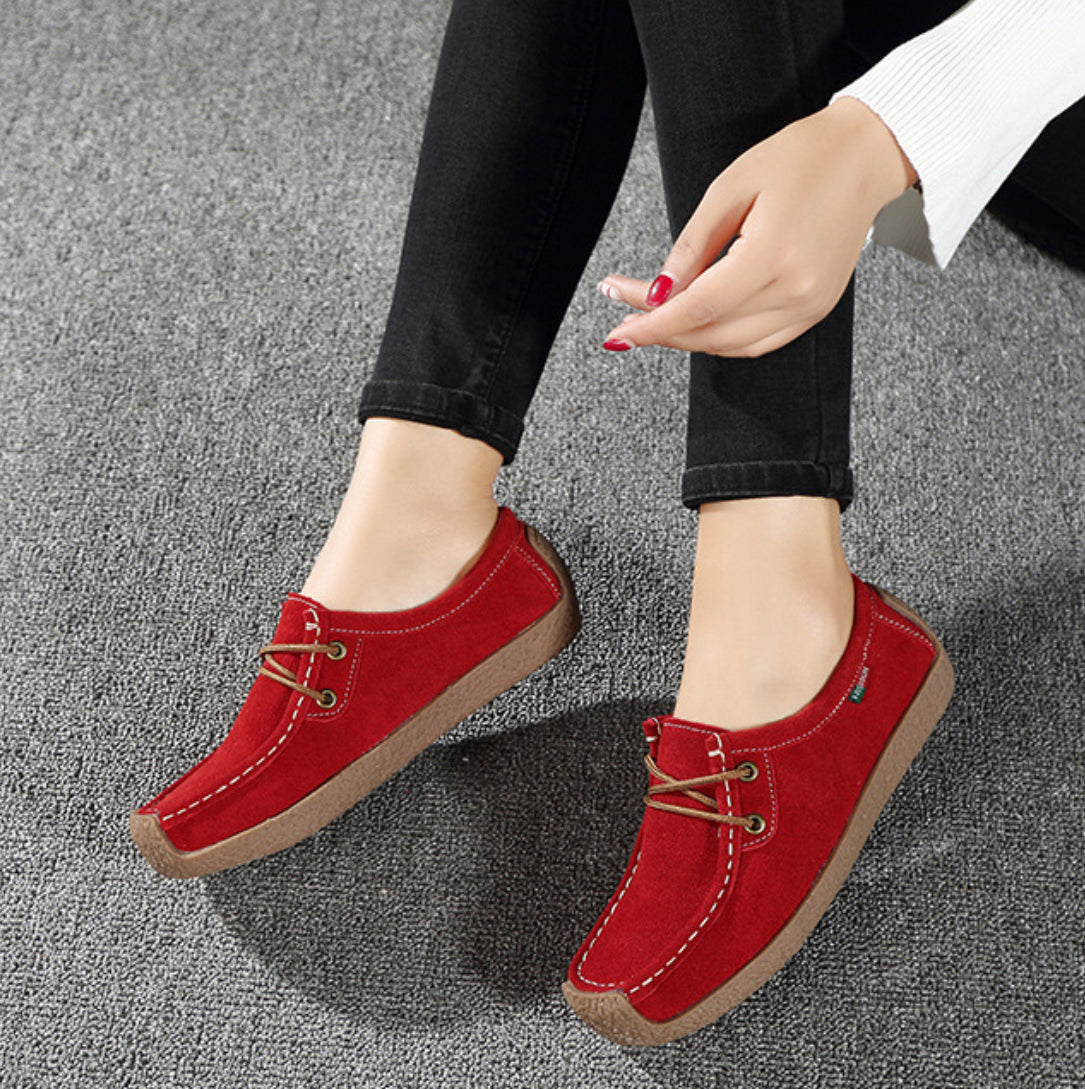 Women's Flat Lace-Up Casual Shoes