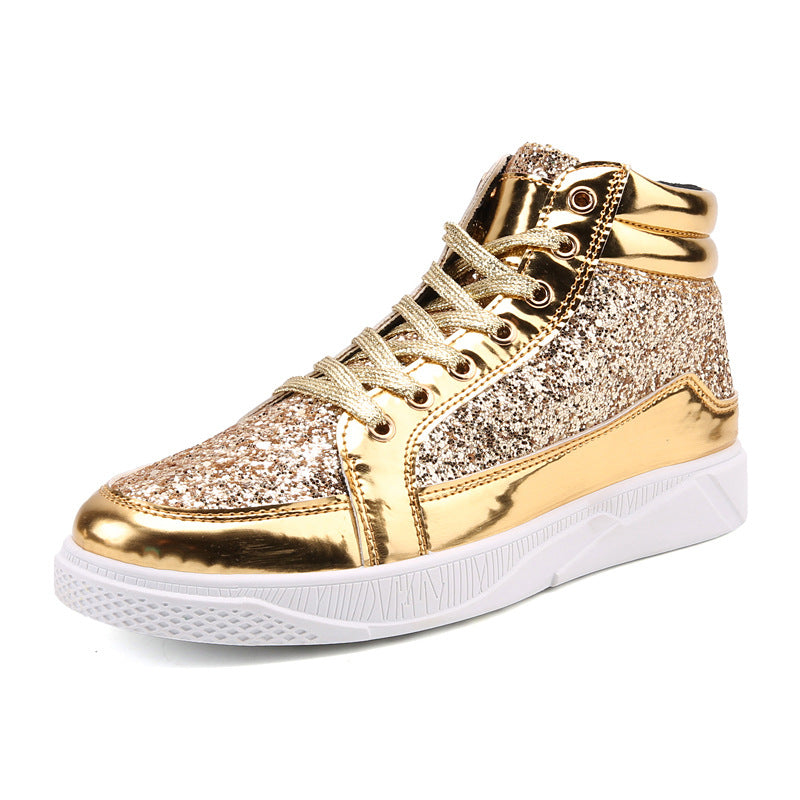 Men Glitter Sneakers Shoes