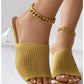 Thick Heel Breathable Transparent Sandals