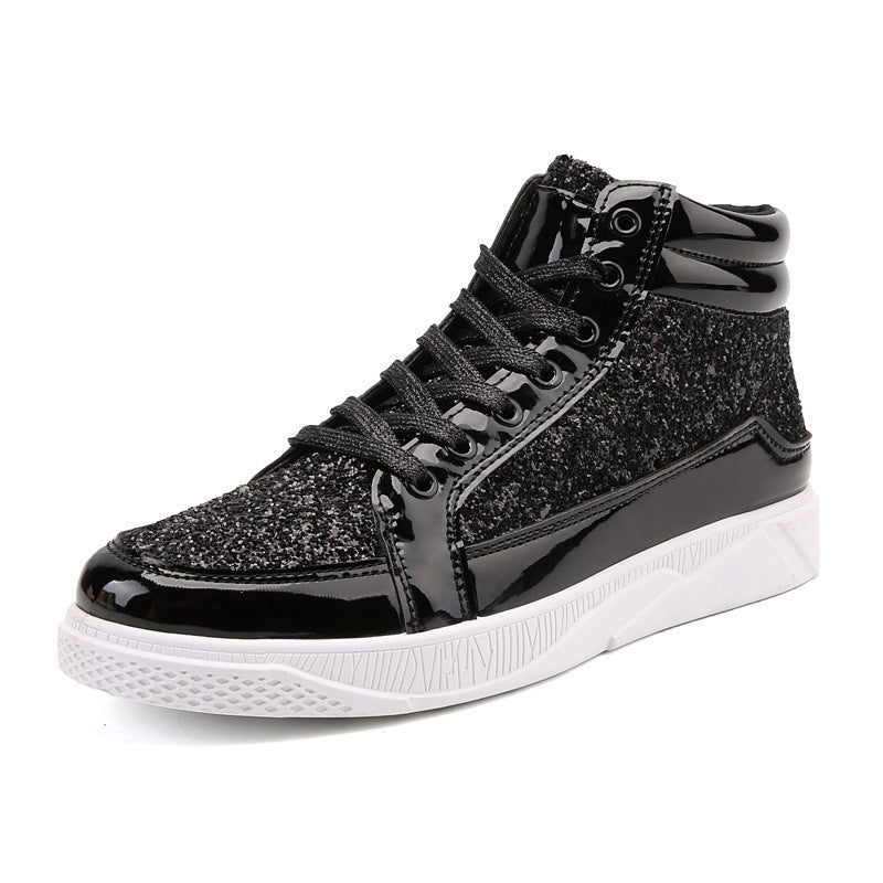 Men Glitter Sneakers Shoes