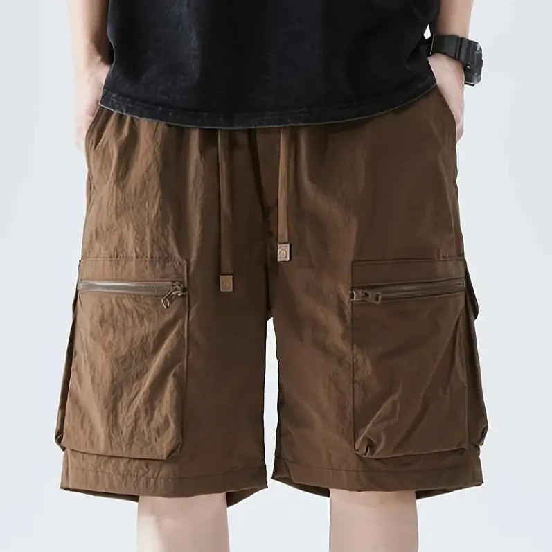 Outdoor Loose-Fit Cargo Shorts