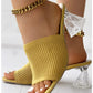 Thick Heel Breathable Transparent Sandals