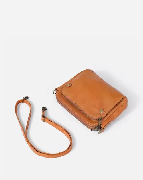 Three-Layer Crossbody Shoulder & Clutch Bag