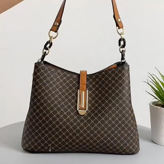 Women's Handbag Shoulder Bag Bucket Bag【Coffee】