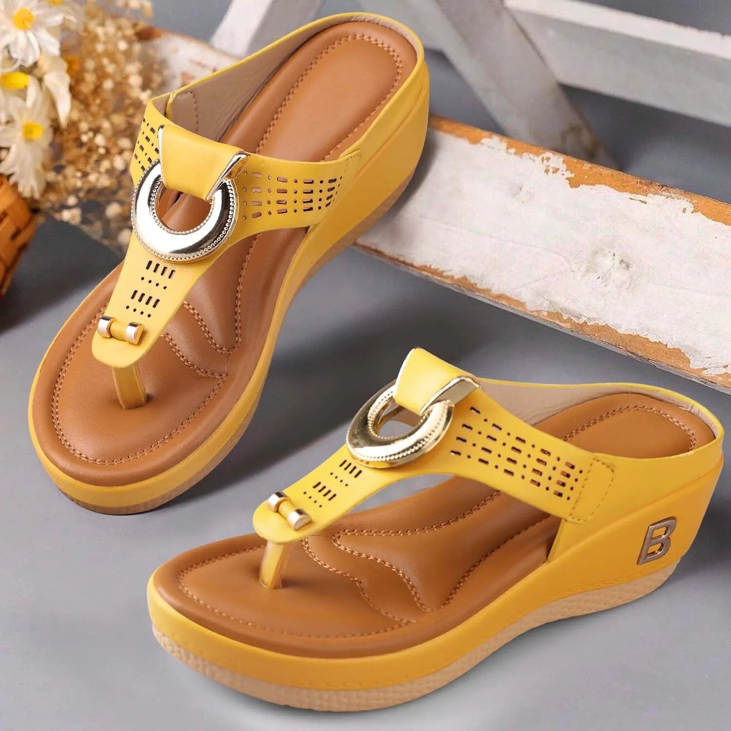 Fashion Thick Sole Slippers