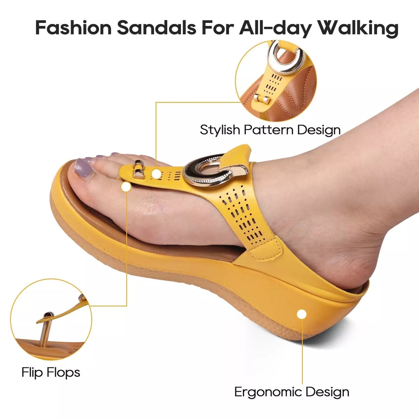 Fashion Thick Sole Slippers