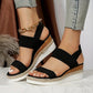 Comfortable Women's Elastic Band Wedge Sandals