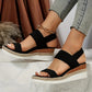 Comfortable Women's Elastic Band Wedge Sandals