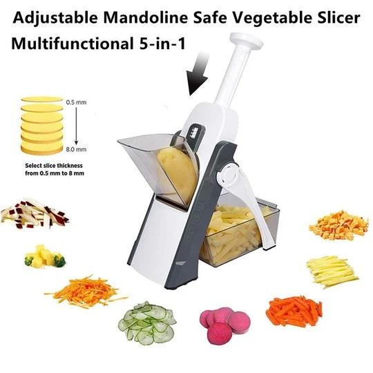 Adjustable Mandoline Safe Vegetable Slicer