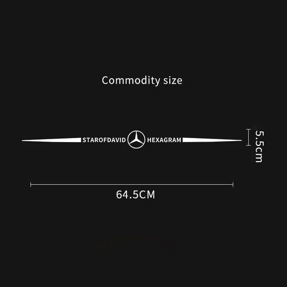 Car Hood Highly Reflective Car Sticker [2 Sets/Pack]