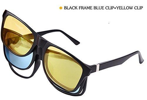 6 In 1 Changed 5 Lenes Magnet Polarized Sunglasses