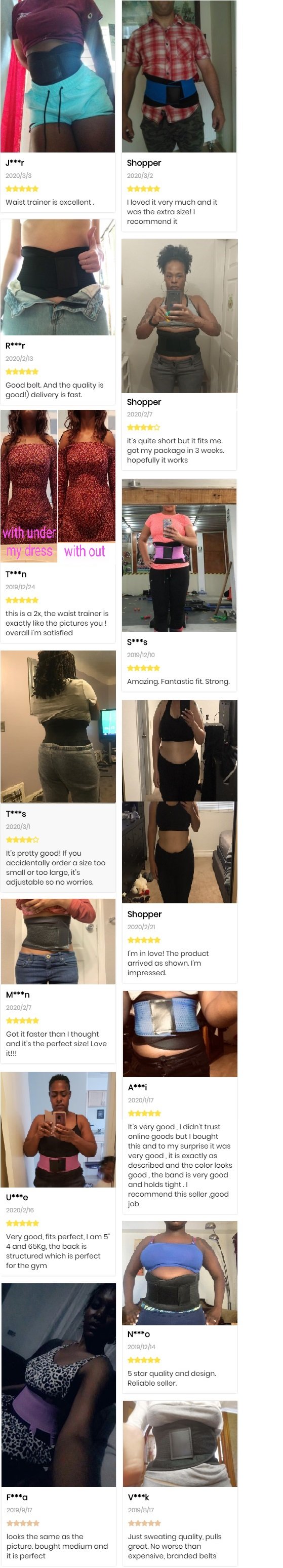 2020 Upgraded Tummy Trimmer Sliming Belt