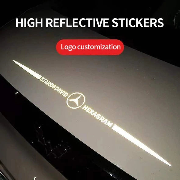 Car Hood Highly Reflective Car Sticker [2 Sets/Pack]