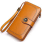 Women Vintage Style Leather Large Capacity Wallet【Green/Red/Brown】