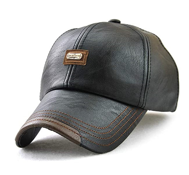 Jamont Leather Baseball Cap