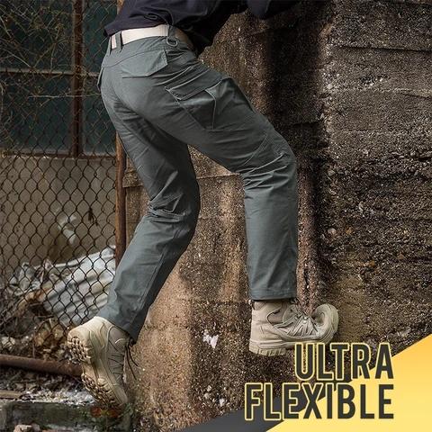 Multifunction Outdoors Well-equipped Tactical Waterproof Durable Pants【Grey Color/Khaki Color】