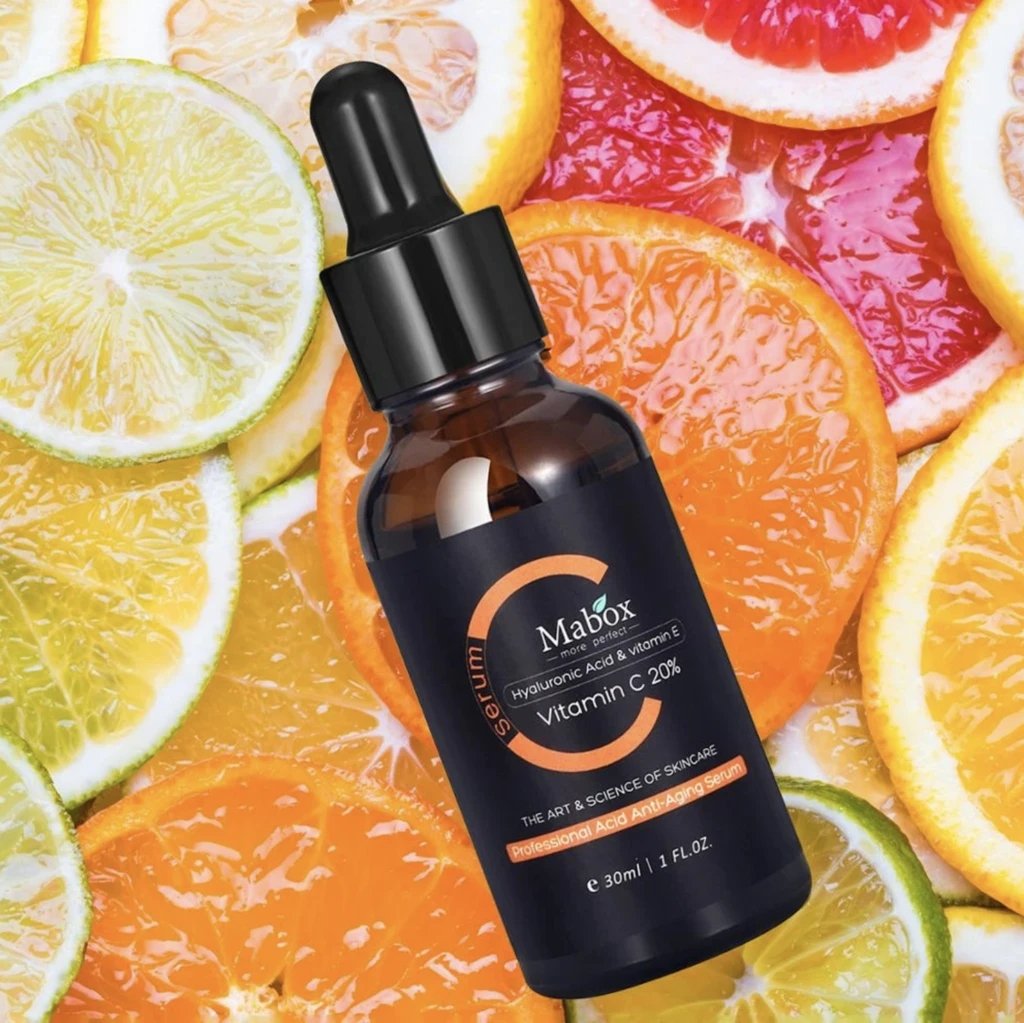 Mabox Vitamin C Serum;  Mabox 2.5% Retinol Moisturizer Face Cream [Buy Package Save 600KSH]