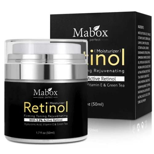 Mabox Vitamin C Serum;  Mabox 2.5% Retinol Moisturizer Face Cream [Buy Package Save 600KSH]